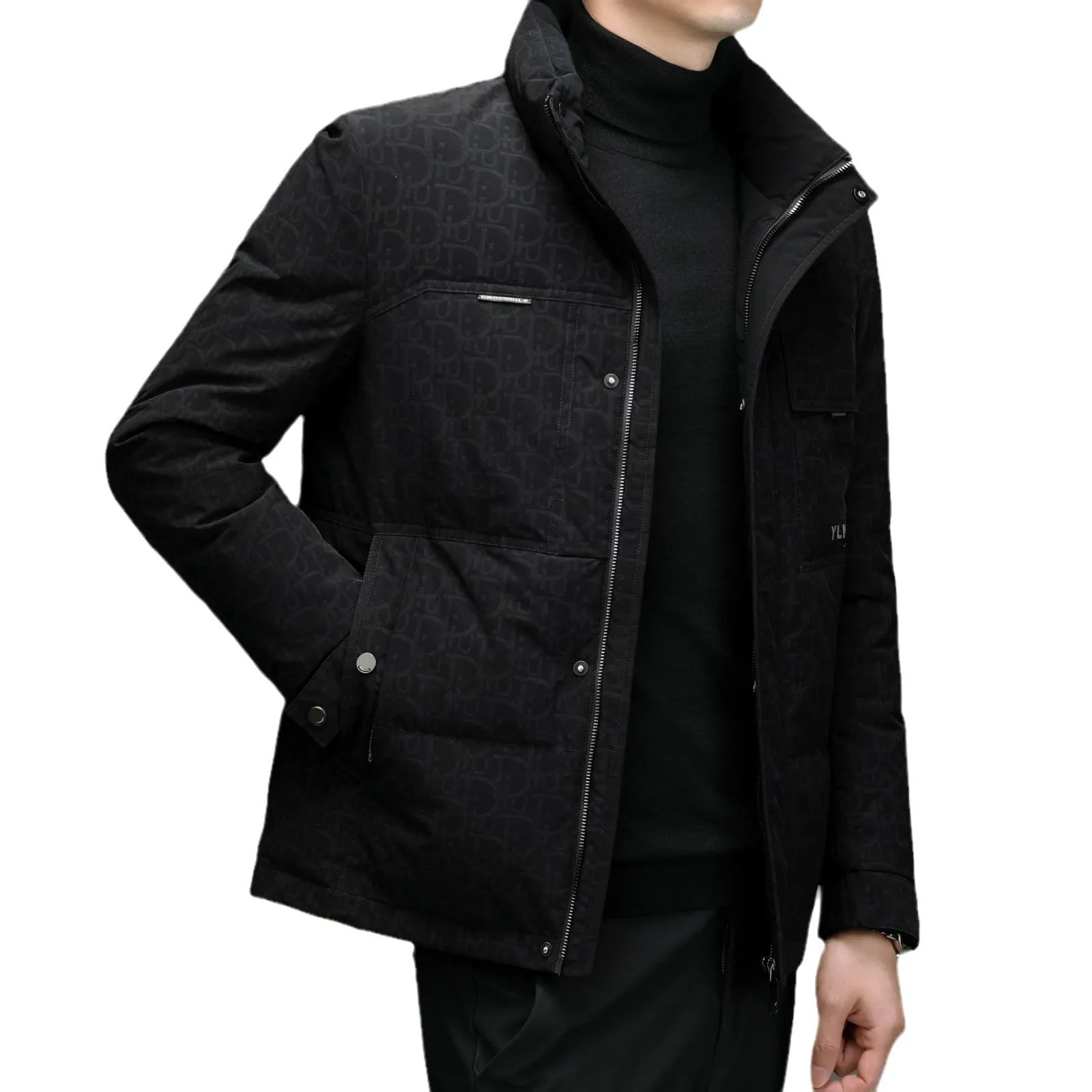 Thickened Padded Puffer Jacket for Business and Casual Wear