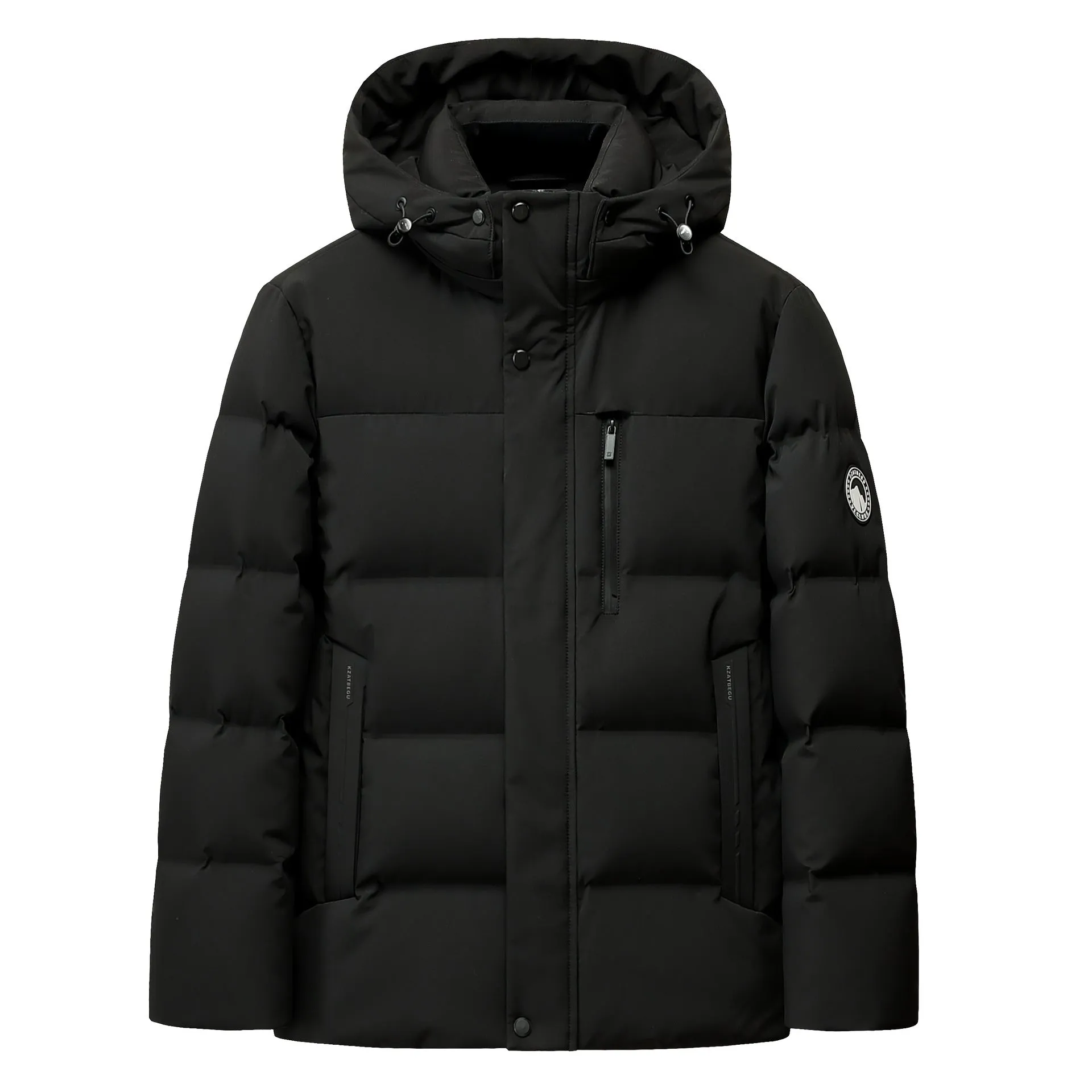 Thickened Quilted Down Down Jacket for Men