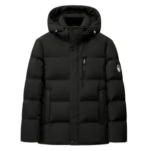 Thickened Quilted Down Down Jacket for Men