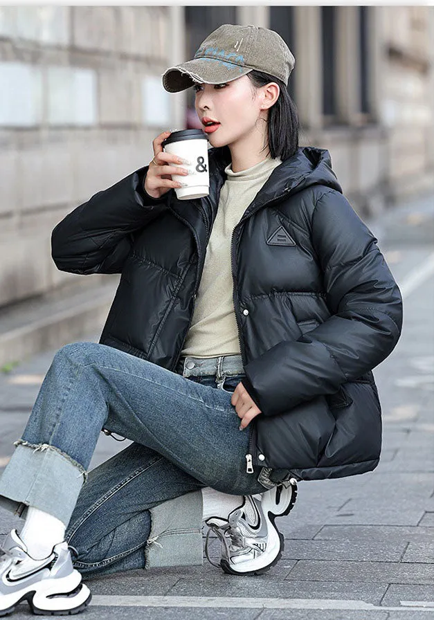 Thickened Stain-Resistant Quilted Puffer Jacket for Fashionable Women