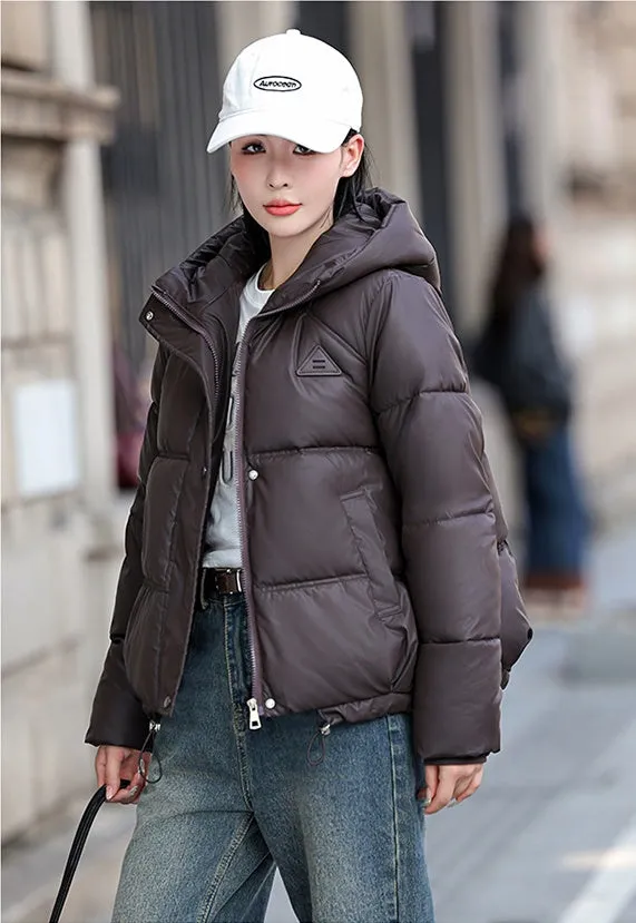 Thickened Stain-Resistant Quilted Puffer Jacket for Fashionable Women