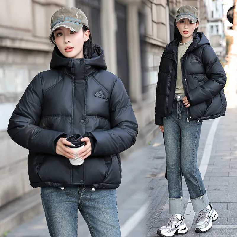 Thickened Stain-Resistant Quilted Puffer Jacket for Fashionable Women