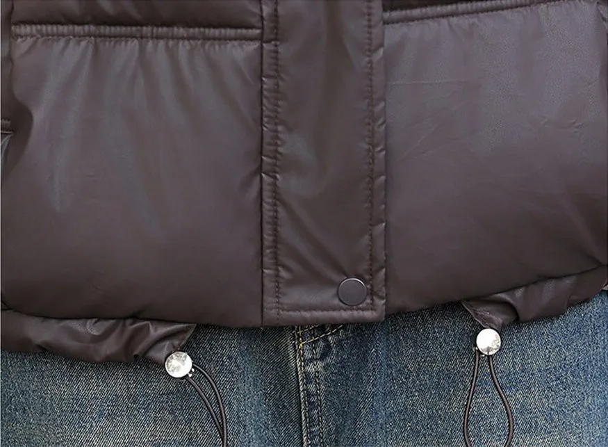 Thickened Stain-Resistant Quilted Puffer Jacket for Fashionable Women