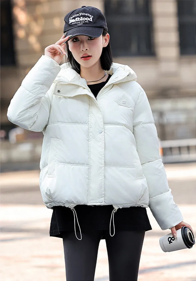 Thickened Stain-Resistant Quilted Puffer Jacket for Fashionable Women
