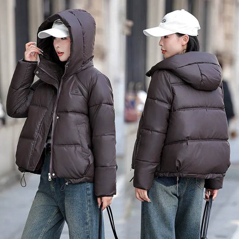 Thickened Stain-Resistant Quilted Puffer Jacket for Fashionable Women