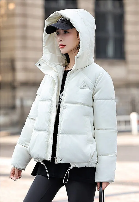 Thickened Stain-Resistant Quilted Puffer Jacket for Fashionable Women