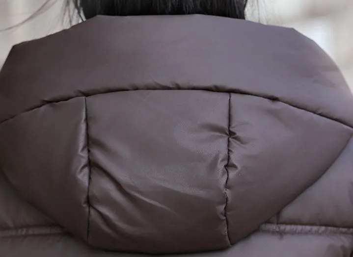 Thickened Stain-Resistant Quilted Puffer Jacket for Fashionable Women
