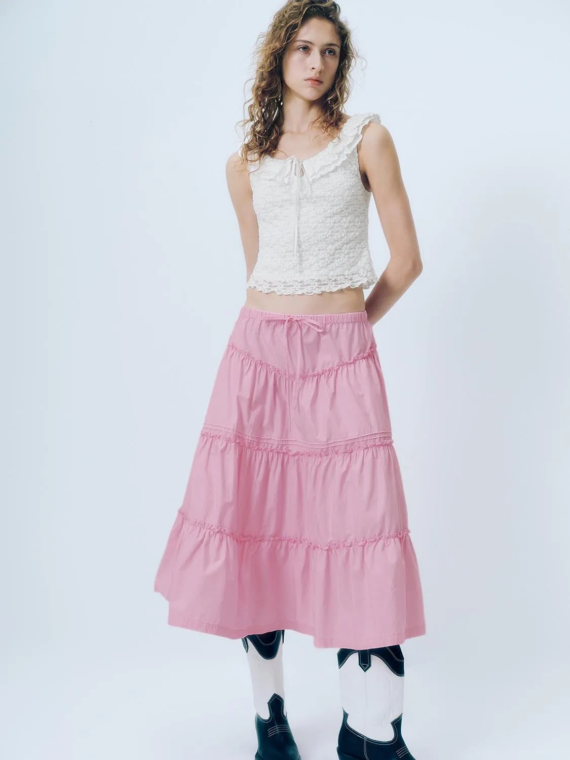 Tiered A-Line Skirts