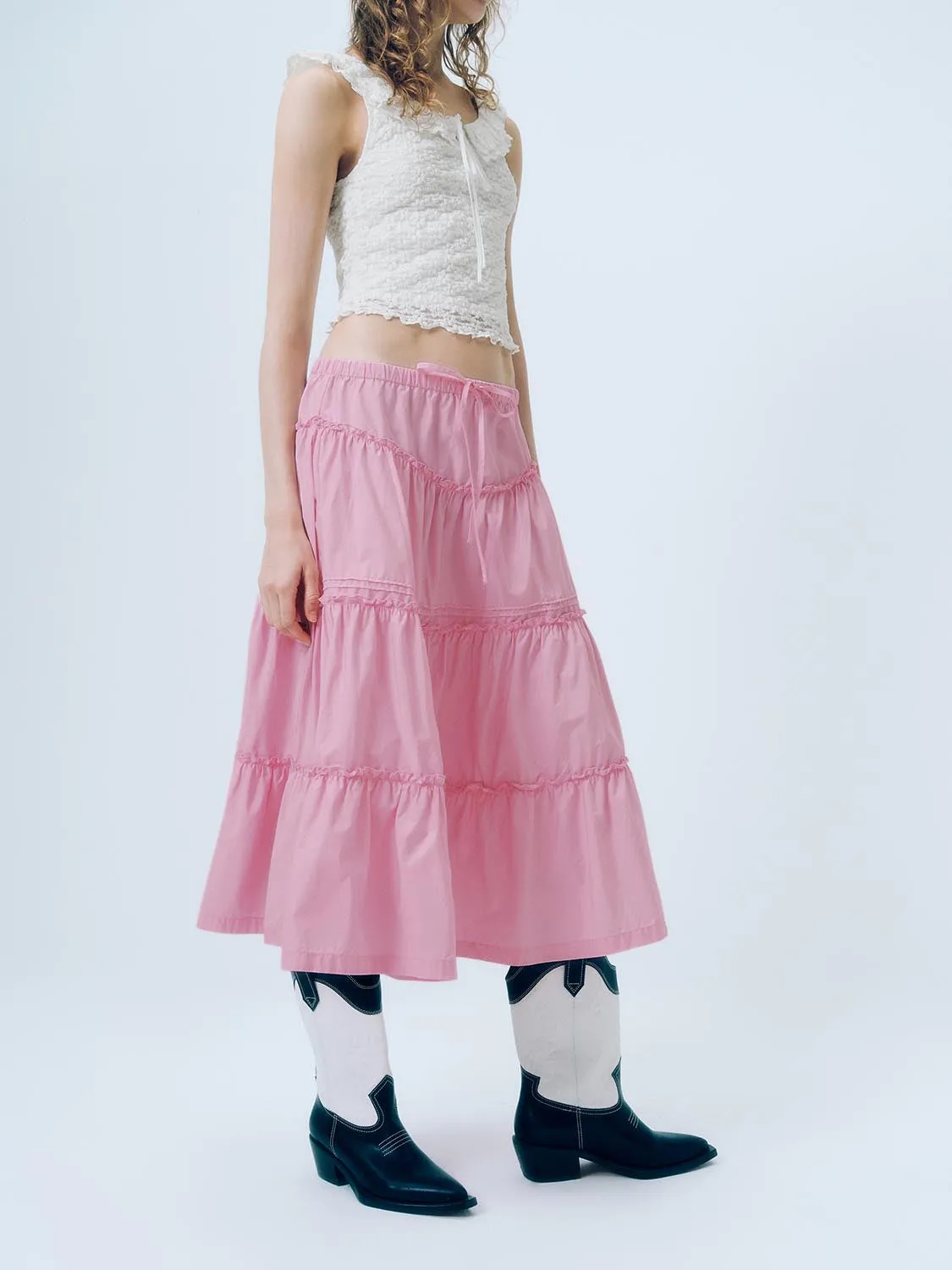 Tiered A-Line Skirts