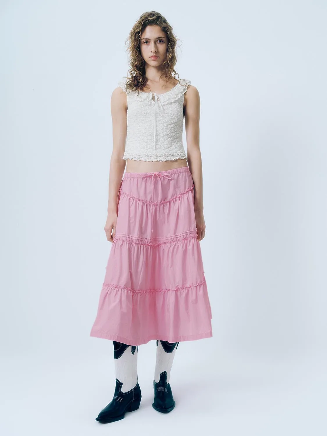 Tiered A-Line Skirts