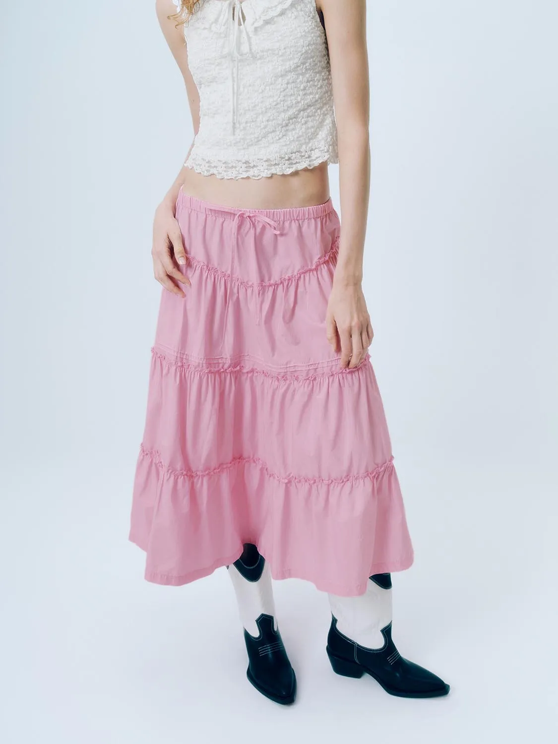 Tiered A-Line Skirts