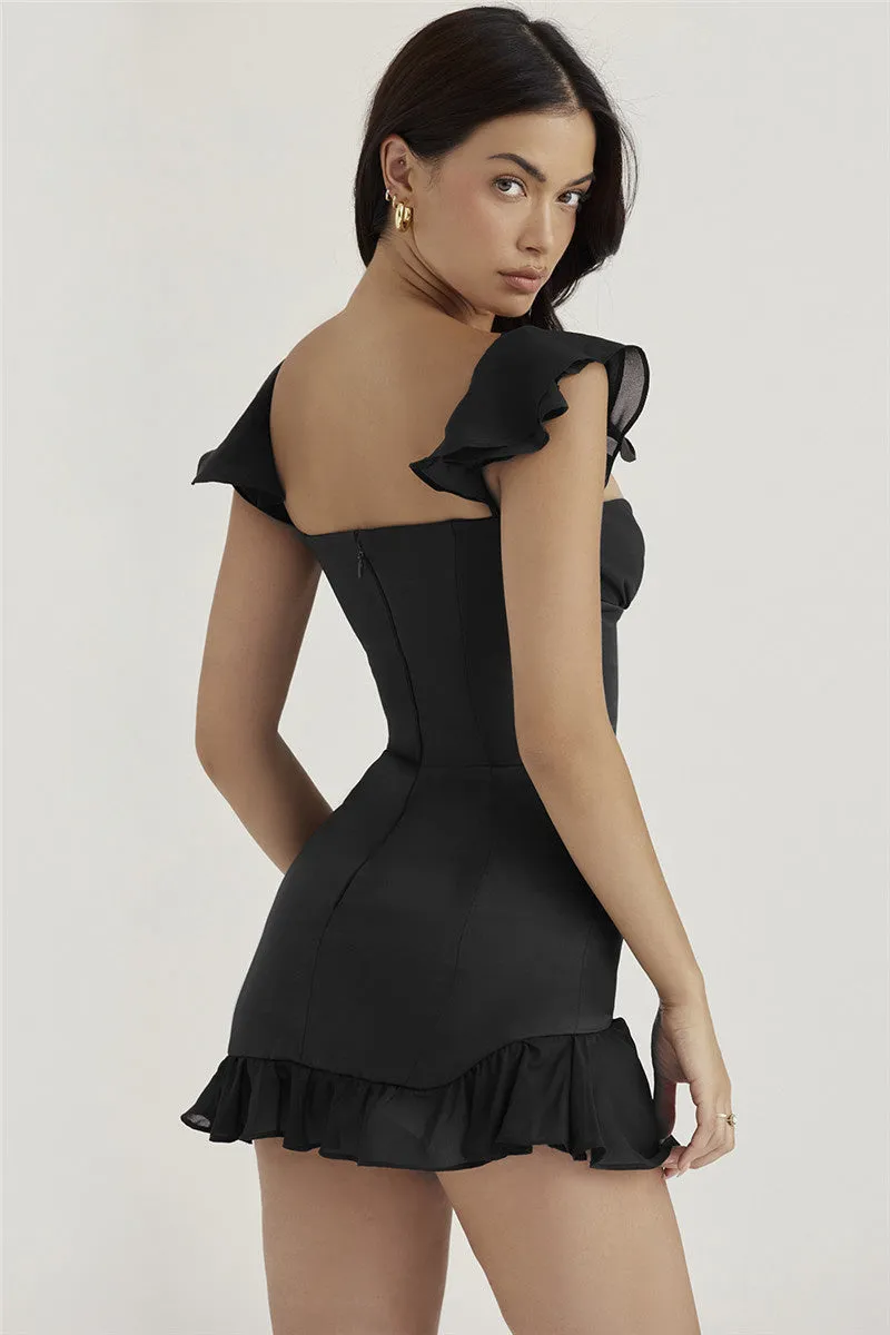 Tina Sexy Off Shoulder Strapless Mini Dress