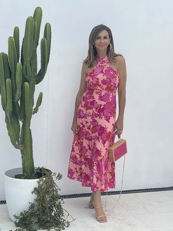 Tyia Dress - Pink Floral