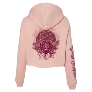 VB N' Roses Cropped Hoodie