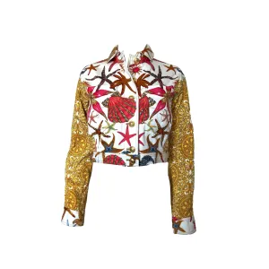 Versace Seashell Cropped Jacket