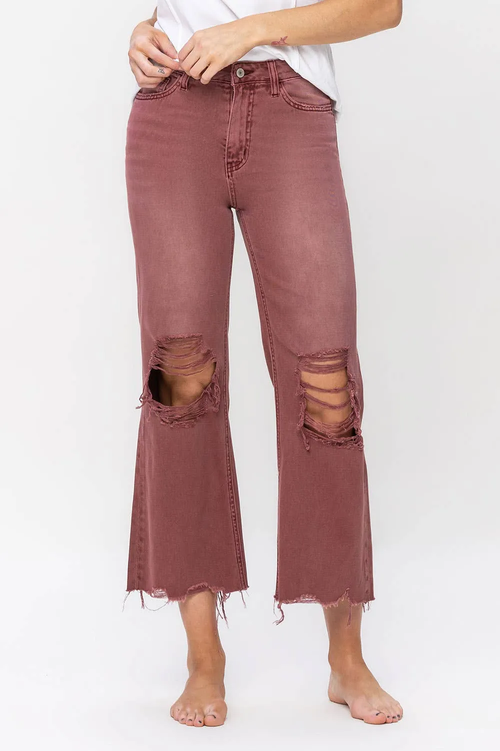 VERVET by Flying Monkey - 90S VINTAGE CROP FLARE_V2736RU