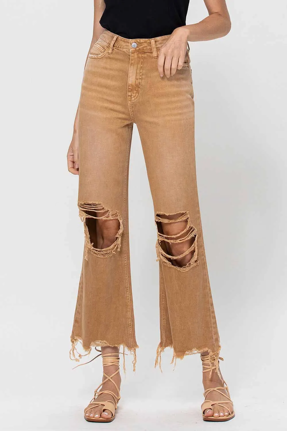 Vervet High Rise Crop Flare
