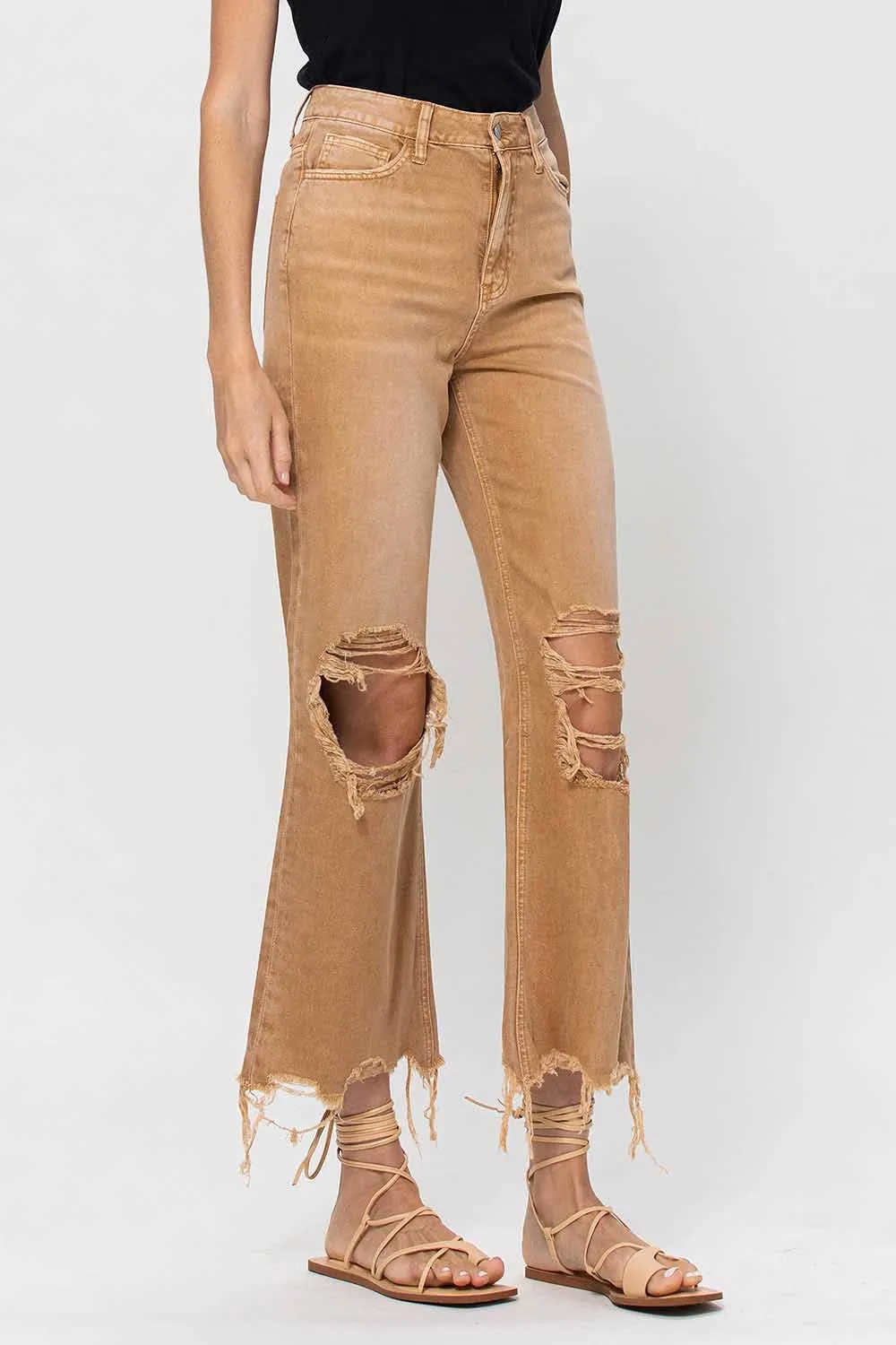 Vervet High Rise Crop Flare