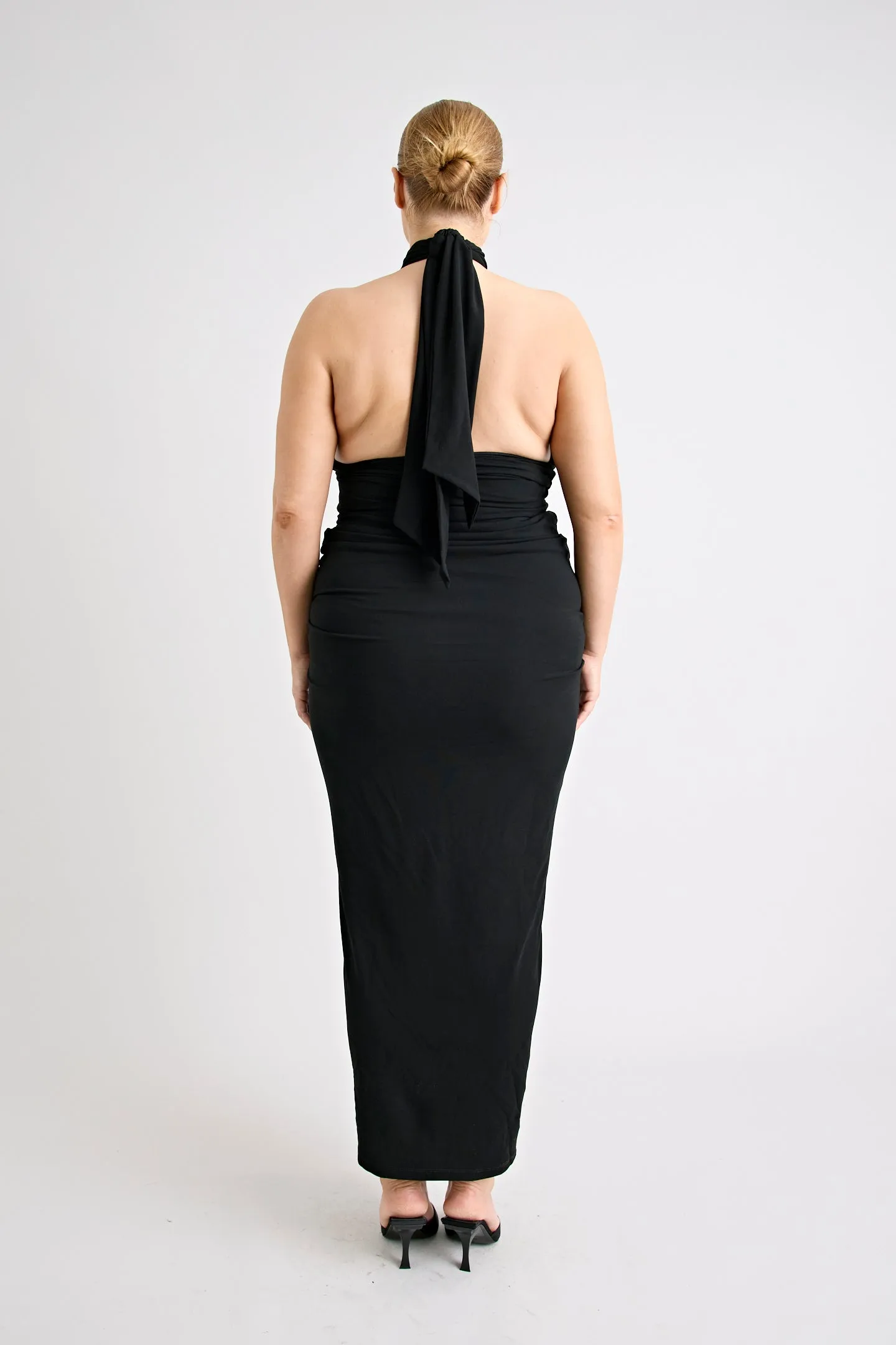 VICTORIA MAXI DRESS | BLACK