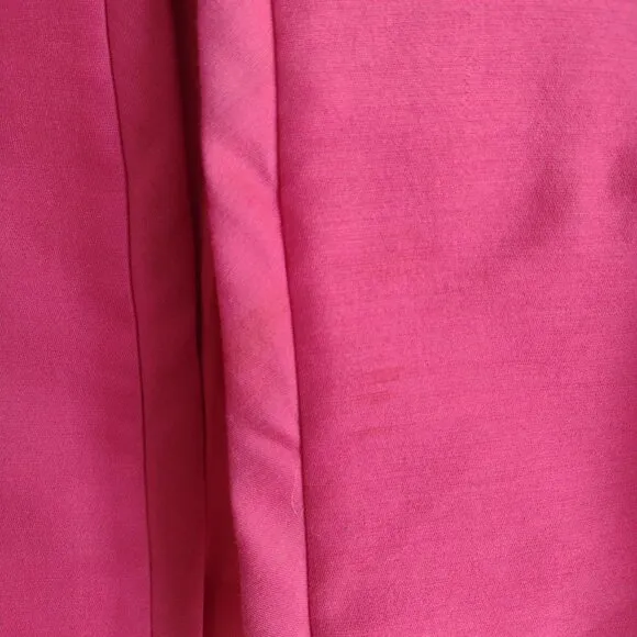 Vintage 50s 60s Bright Pink Lilli Ann San Francisco M Cropped Suit Jacket