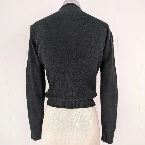 vintage 50's sequined cardigan