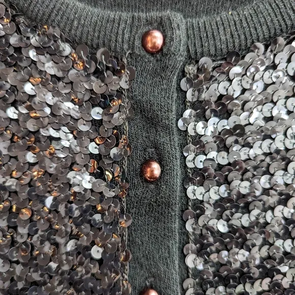 vintage 50's sequined cardigan
