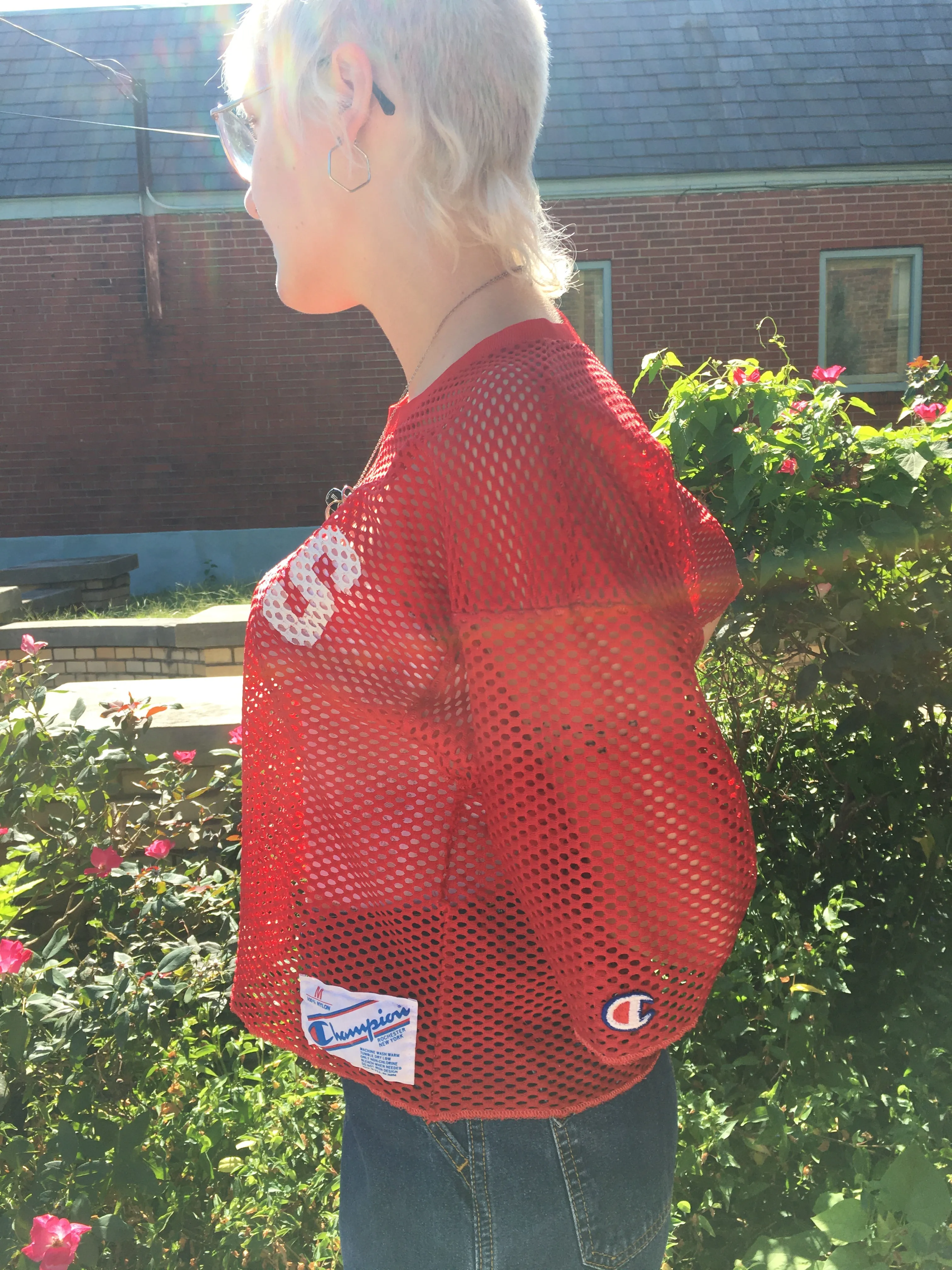 Vintage Champion Raiders mesh football practice jersey