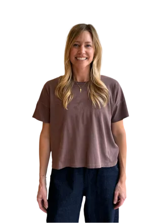 Vintage FILLE tee in Coffee
