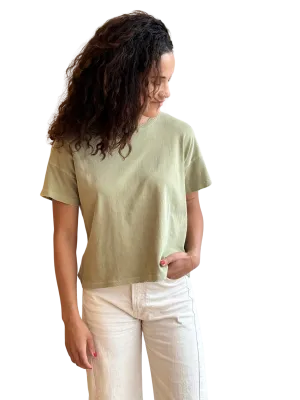 Vintage FILLE tee in pistachio