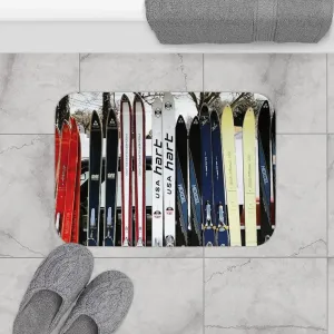 Vintage Skis - Bath Mat