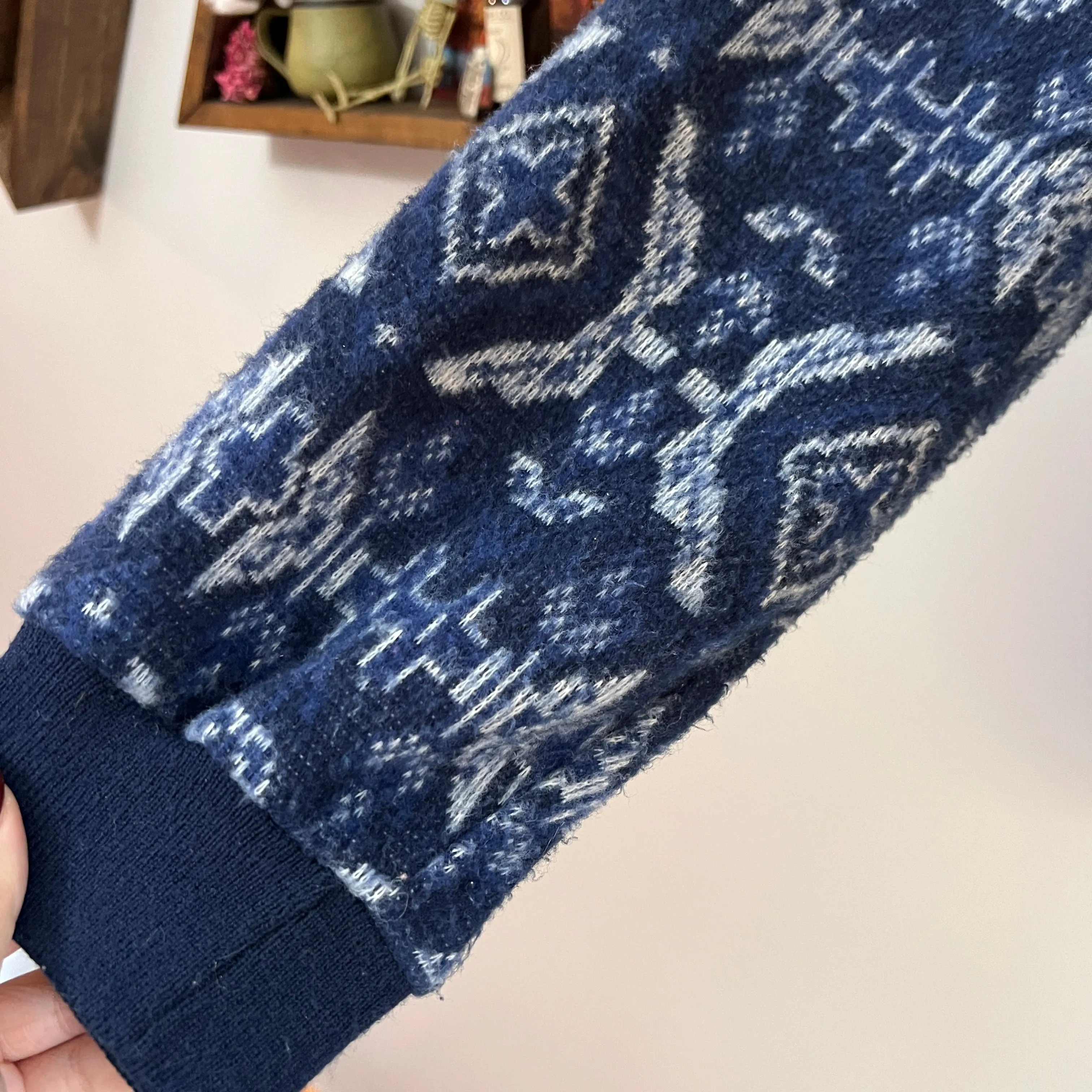 Vintage Sostanza Tribal Print Pullover