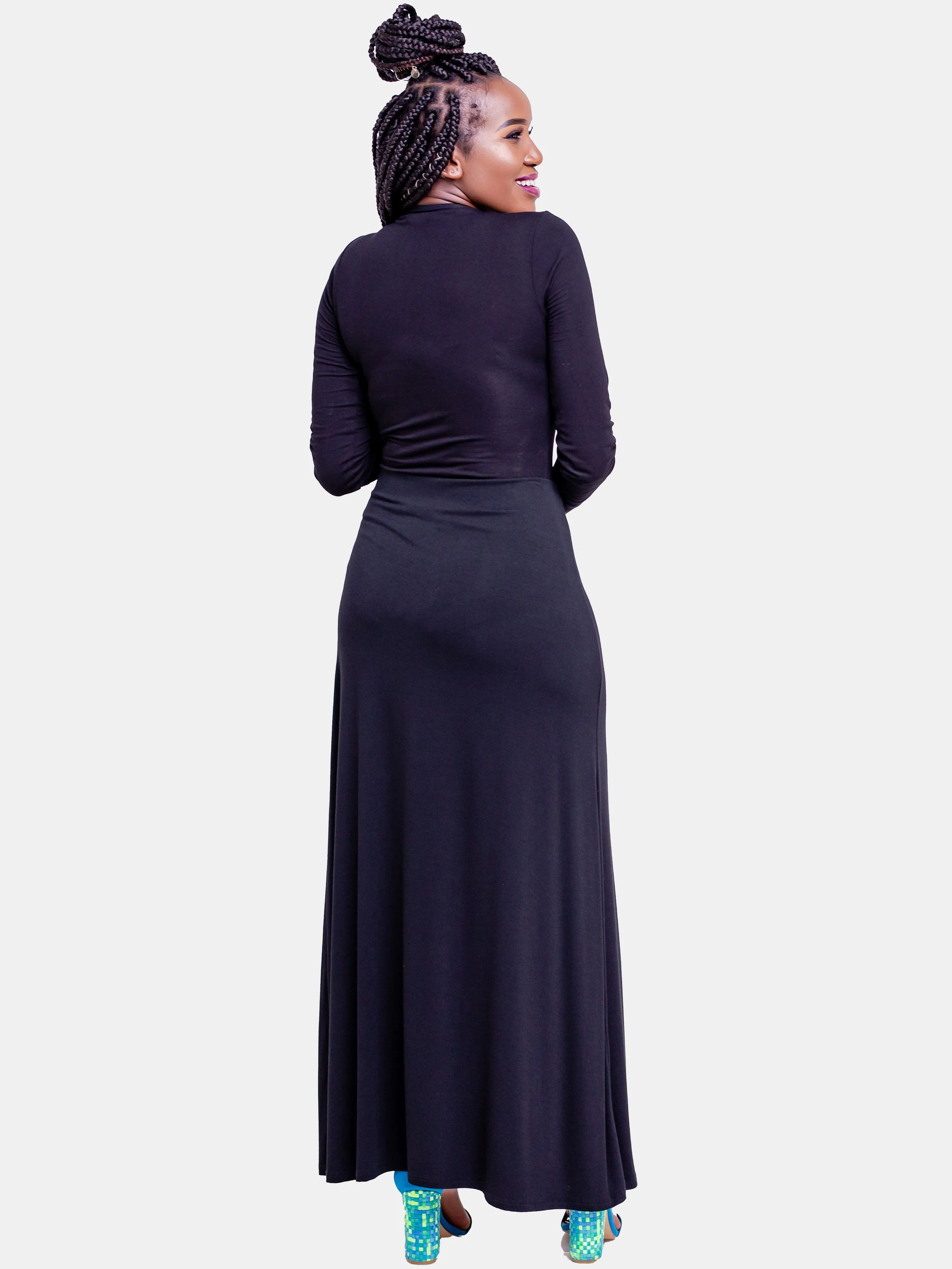 Vivo A-Line Maxi Skirt - Black