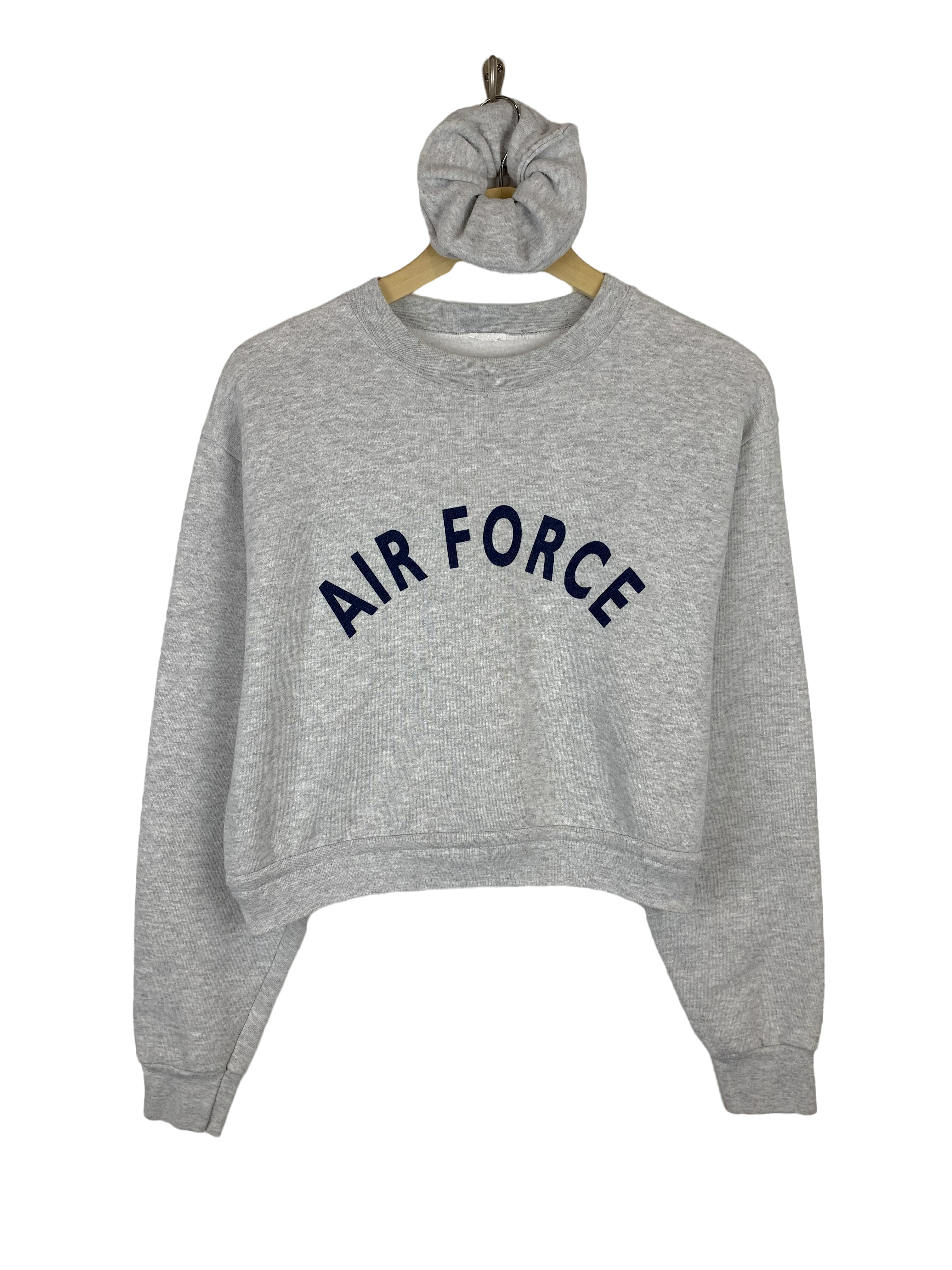 VTG Air Force Cropped Sweater Set (L/XL)
