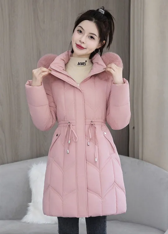 Water-Resistant and Windproof Padded Puffer Jacket for Women