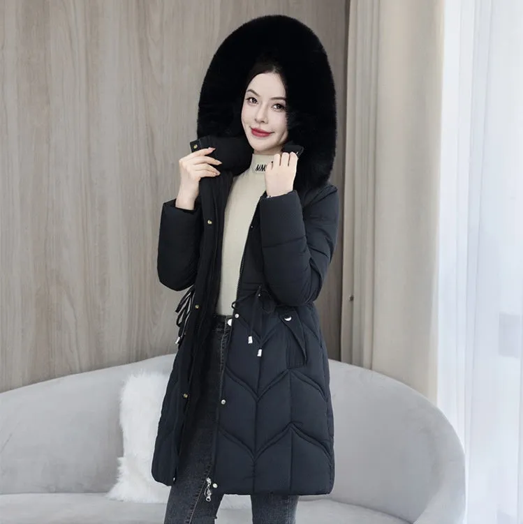 Water-Resistant and Windproof Padded Puffer Jacket for Women