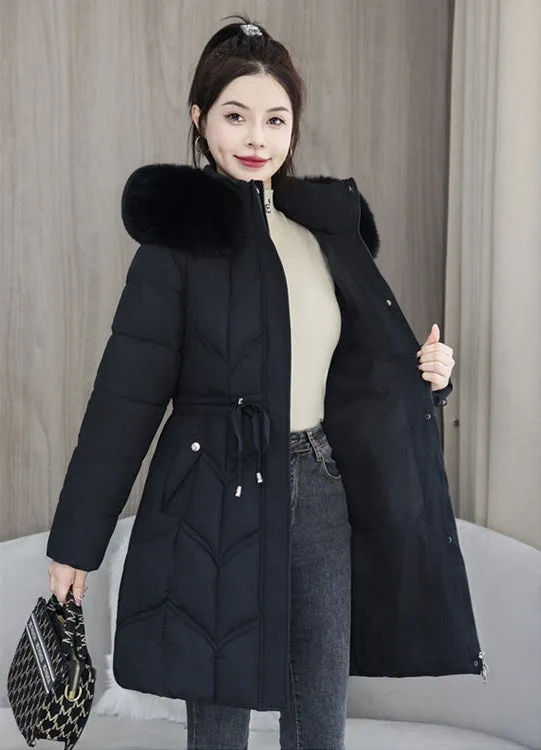 Water-Resistant and Windproof Padded Puffer Jacket for Women