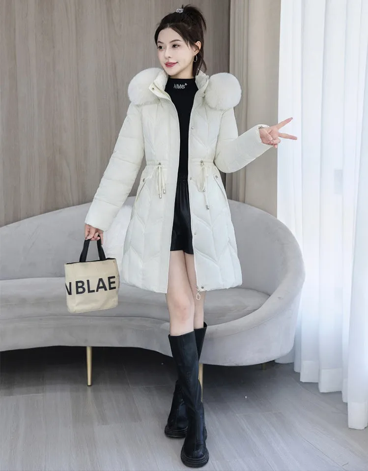 Water-Resistant and Windproof Padded Puffer Jacket for Women