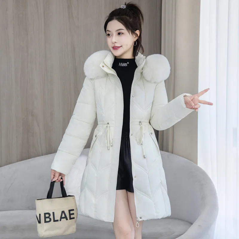 Water-Resistant and Windproof Padded Puffer Jacket for Women