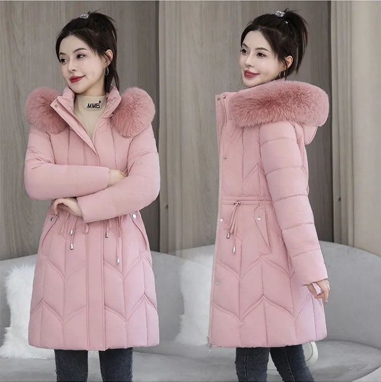 Water-Resistant and Windproof Padded Puffer Jacket for Women