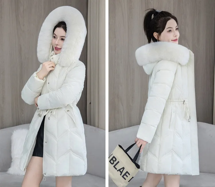 Water-Resistant and Windproof Padded Puffer Jacket for Women