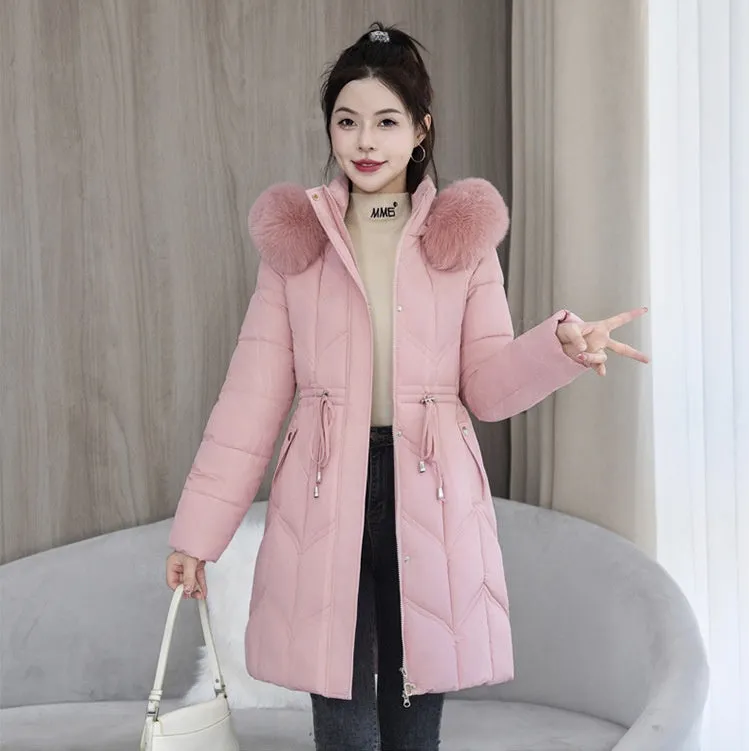 Water-Resistant and Windproof Padded Puffer Jacket for Women