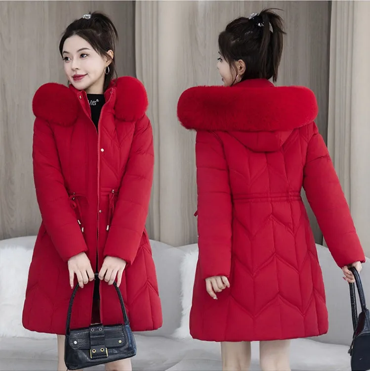 Water-Resistant and Windproof Padded Puffer Jacket for Women