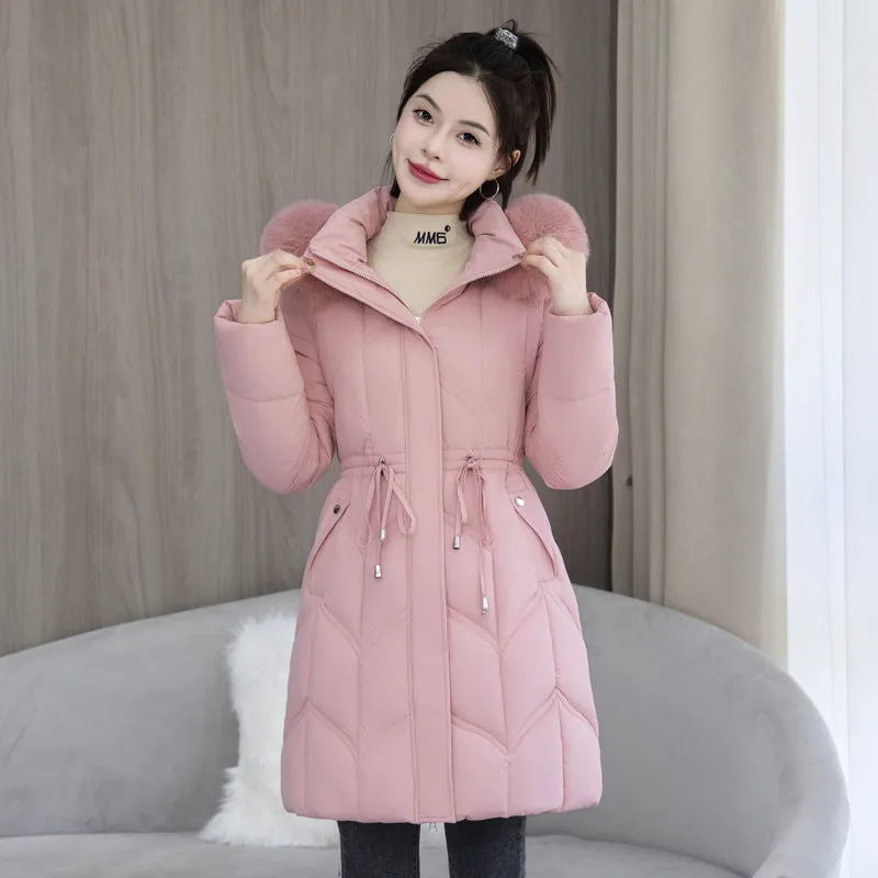 Water-Resistant and Windproof Padded Puffer Jacket for Women