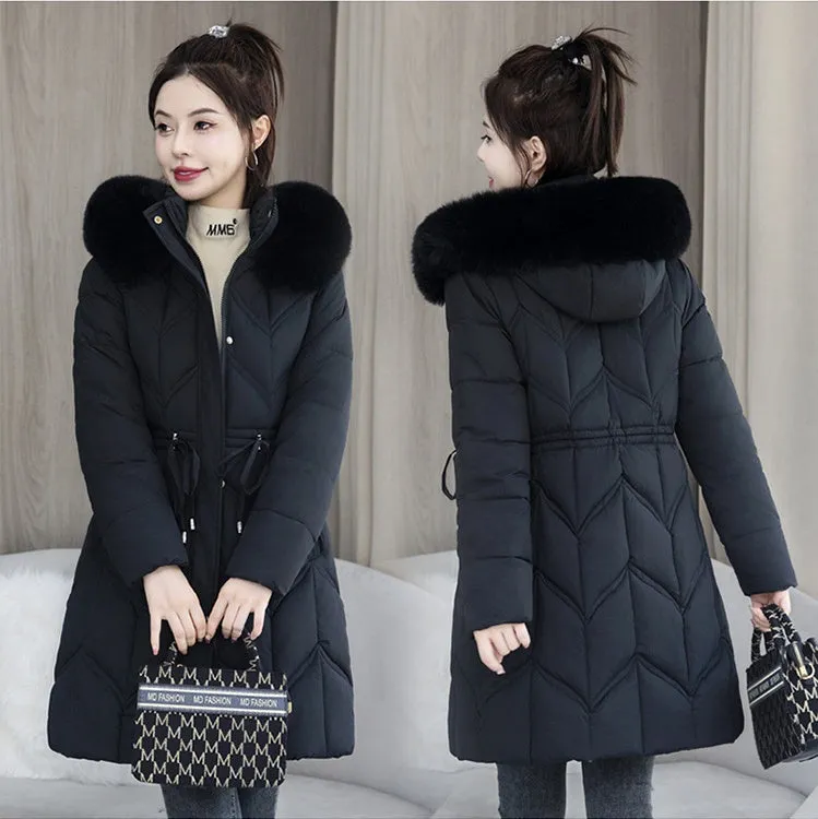 Water-Resistant and Windproof Padded Puffer Jacket for Women