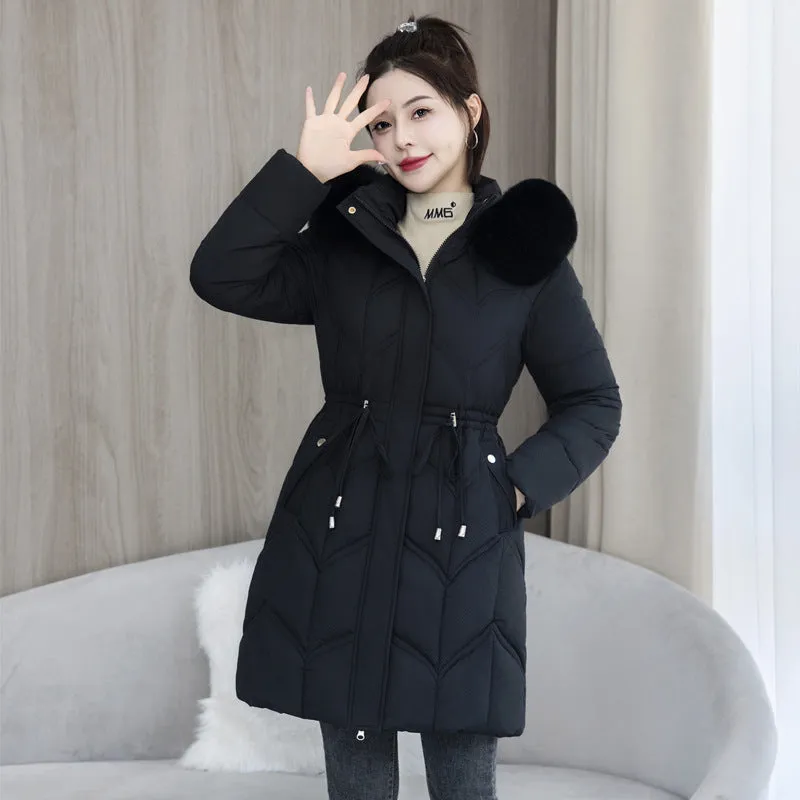 Water-Resistant and Windproof Padded Puffer Jacket for Women