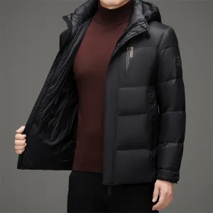 Water-resistant and Windproof Puffer Down Jacket for Men