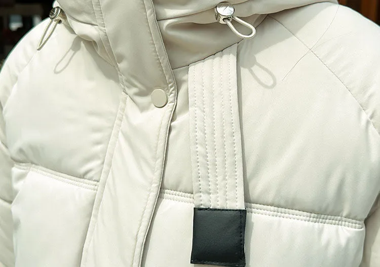 Water-resistant and Windproof Quilted Puffer Jacket for Women