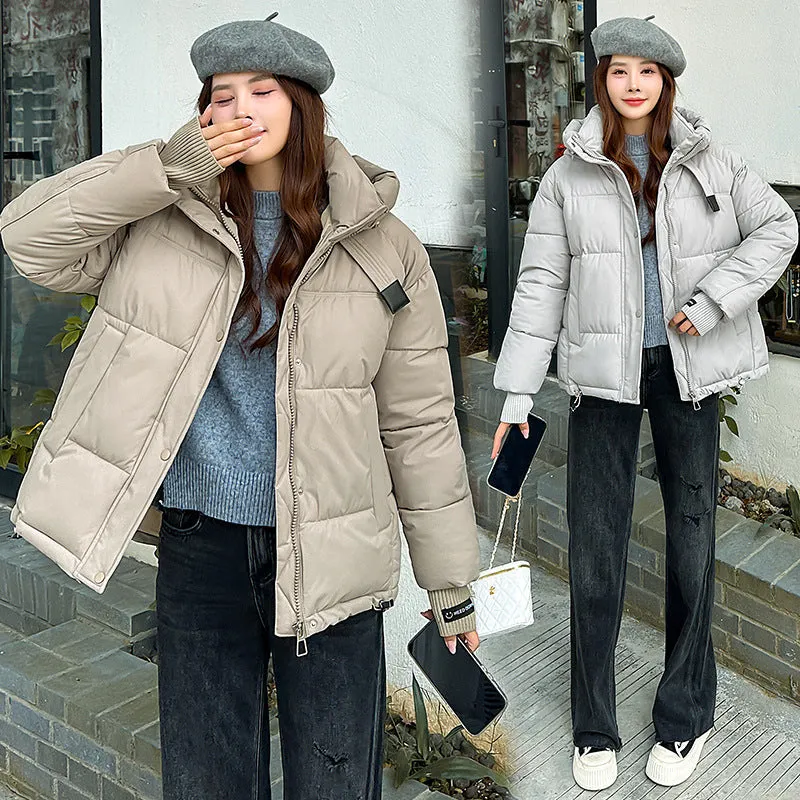 Water-resistant and Windproof Quilted Puffer Jacket for Women