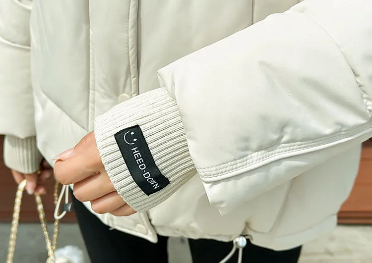Water-resistant and Windproof Quilted Puffer Jacket for Women