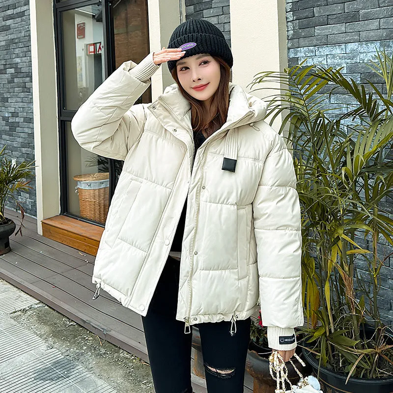 Water-resistant and Windproof Quilted Puffer Jacket for Women